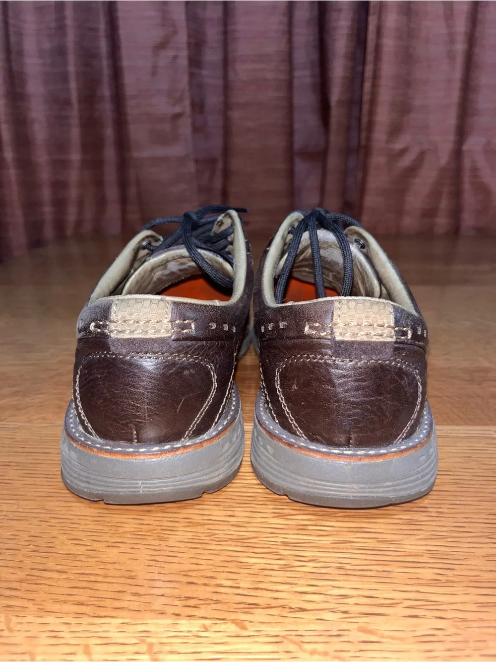 Merrell Shoes Mens Size 10 Espresso Brown Leather Lace Up Casual  Sneakers